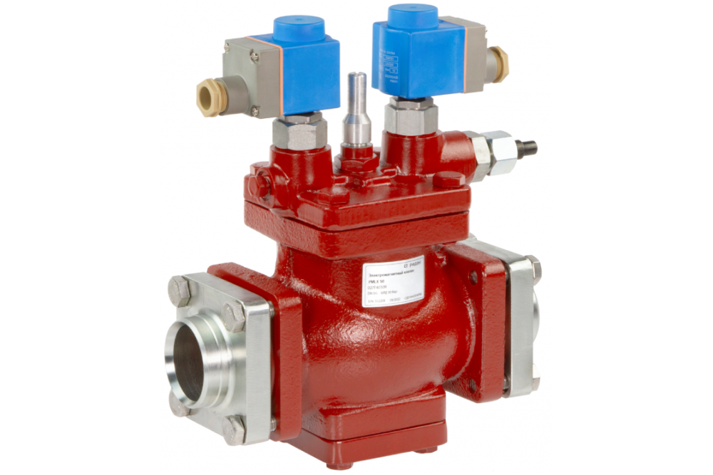 PMLX — двухступенчатые электромагнитные клапаны Ридан