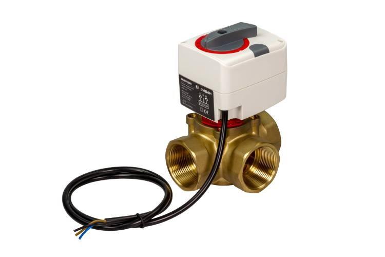 Поворотные регулирующие клапаны и электроприводы к ним