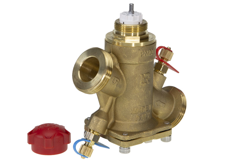 Ридан AQT-R 003Z1811R DN15LF — комбинированный балансировочный клапан, с ниппелями, наружная резьба 3/4''