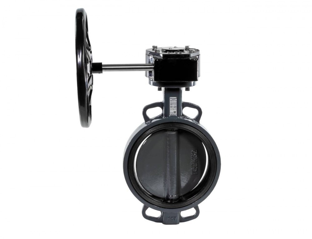 Ридан 082X4907R — Затвор дисковый с центрирующими проушинами ЗДМ PN25 DN50 корпус чугун GGG40; диск чугун GGG40; уплотнение EPDM; механический редуктор