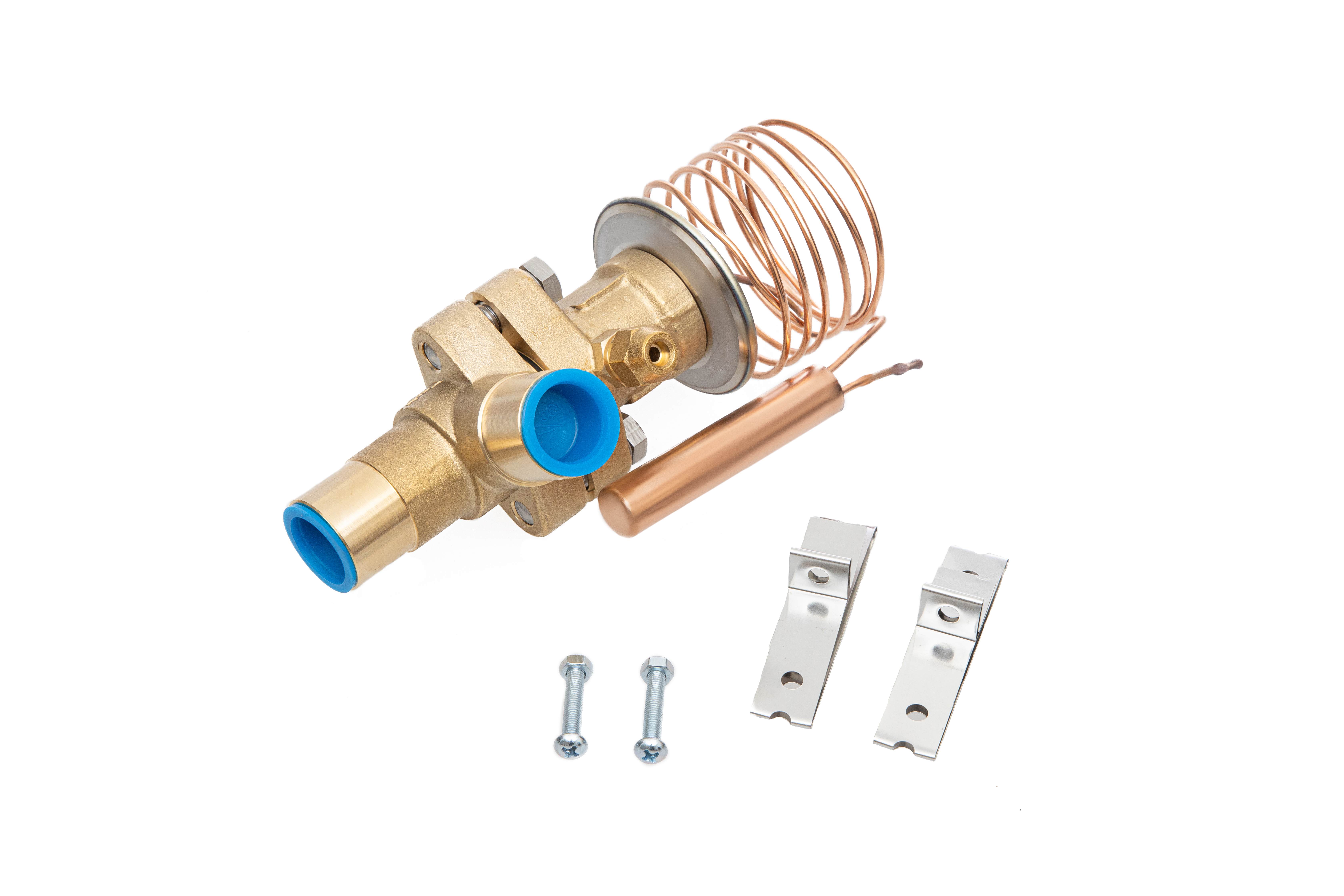 Ридан 069B2204R — Клапан терморегулирующий TE12-4.5, R22, T кипения -40...10 ℃, угловой, присоединительные патрубки 7/8"