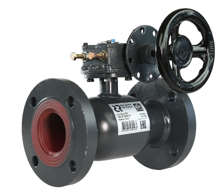 Ридан RJIP Premium 065N0236R — Кран шаровой FF DN80 PN16 WG (фланцевый, с редуктором, стандартный проход)