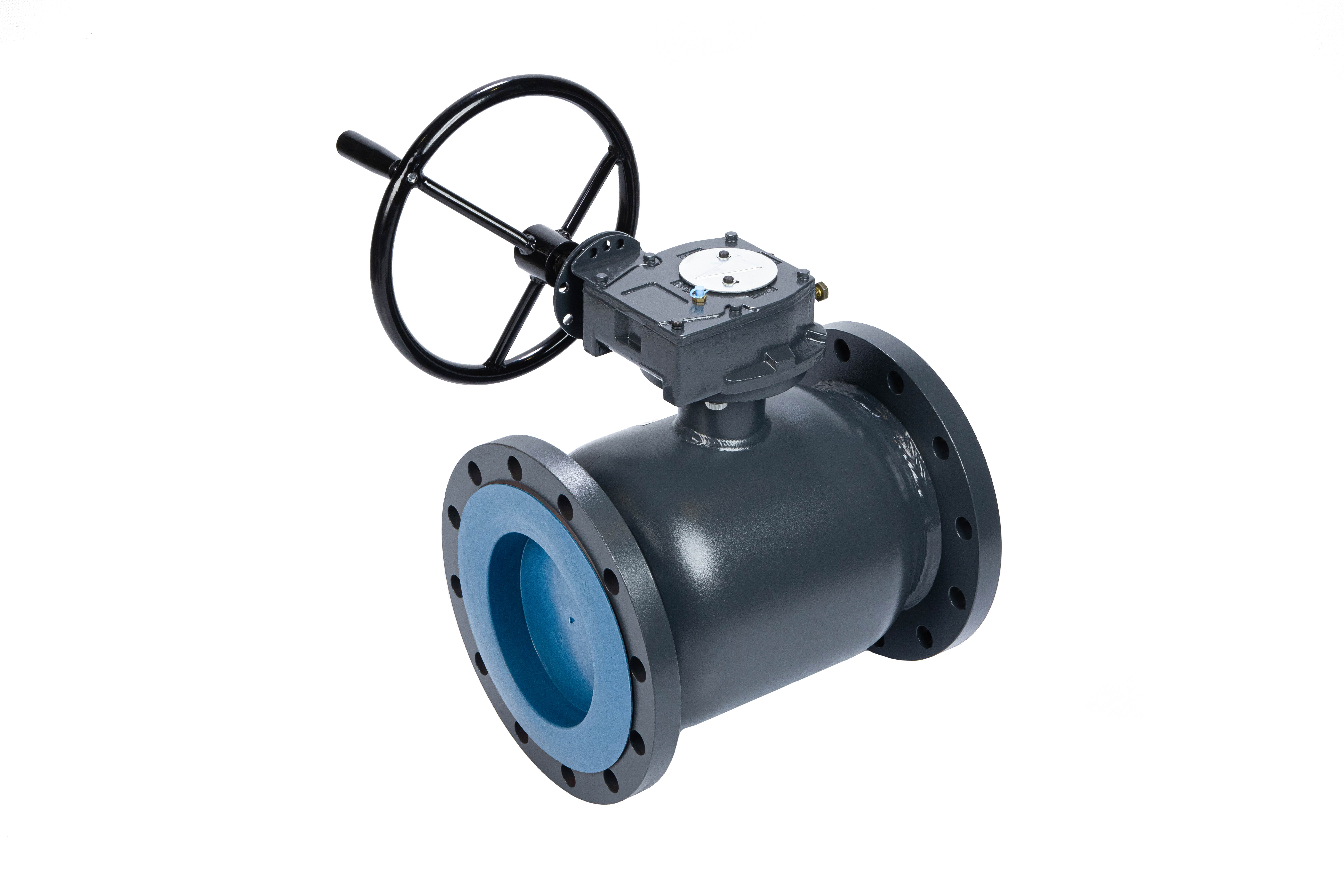 Ридан RJIP Premium 065N0361GR — Кран шаровой FF DN250 PN25 WG (фланцевый, с редуктором, стандартный проход)