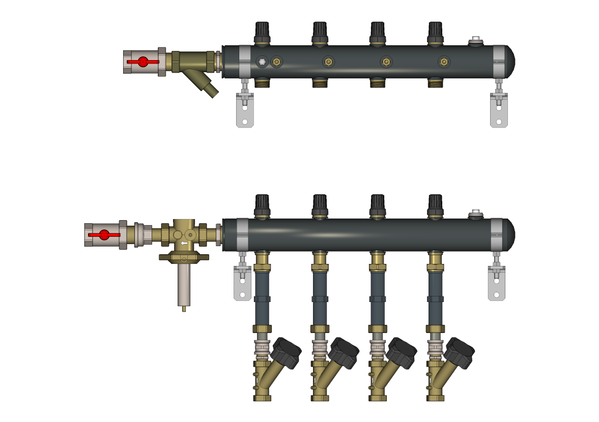 Ридан TDU.5R 162L2028R — Узел распределительный этажный DN50-2L-32-APT25-MNT15