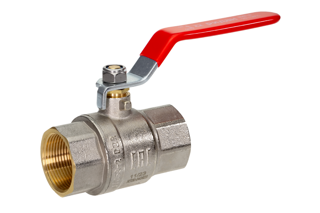 Ридан BVR-R 065B8312RG — Кран шаровой ГОСТ59553-2021 PN40 DN50 с внутренней резьбой; Т -20 °С...+120 °С; материал корпуса латунь