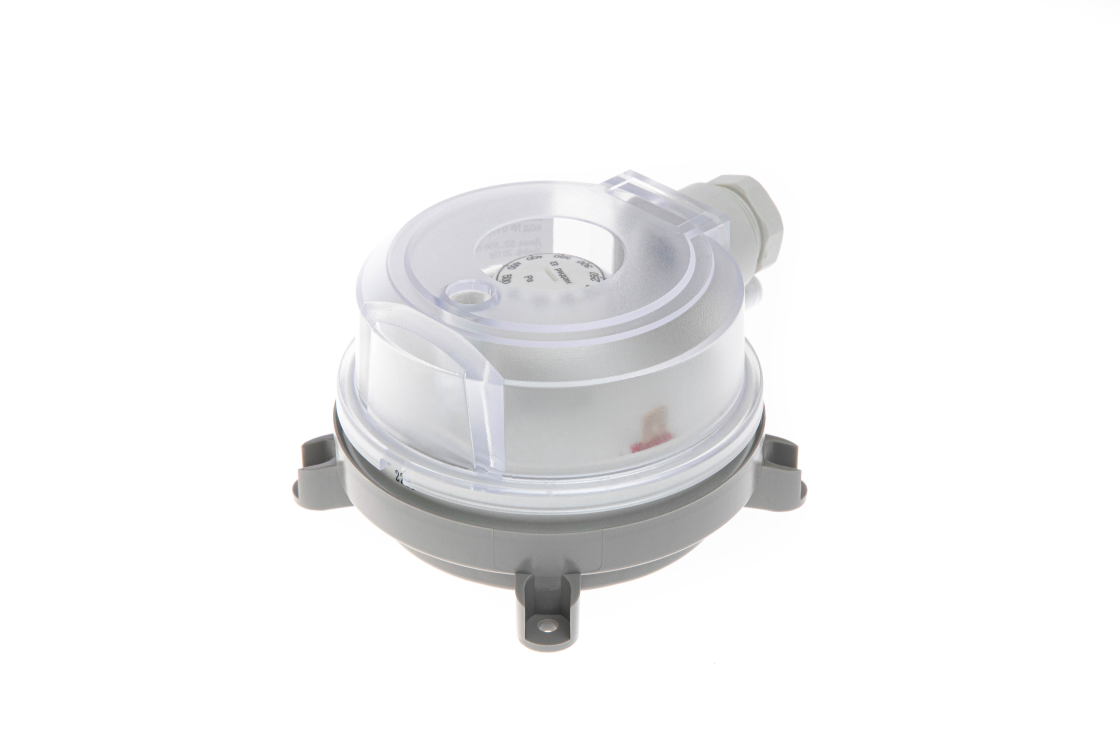 Ридан 017D000300R — Реле перепада давления DP100, диапазон настройки 30...300 Па, дифференциал 10 Па