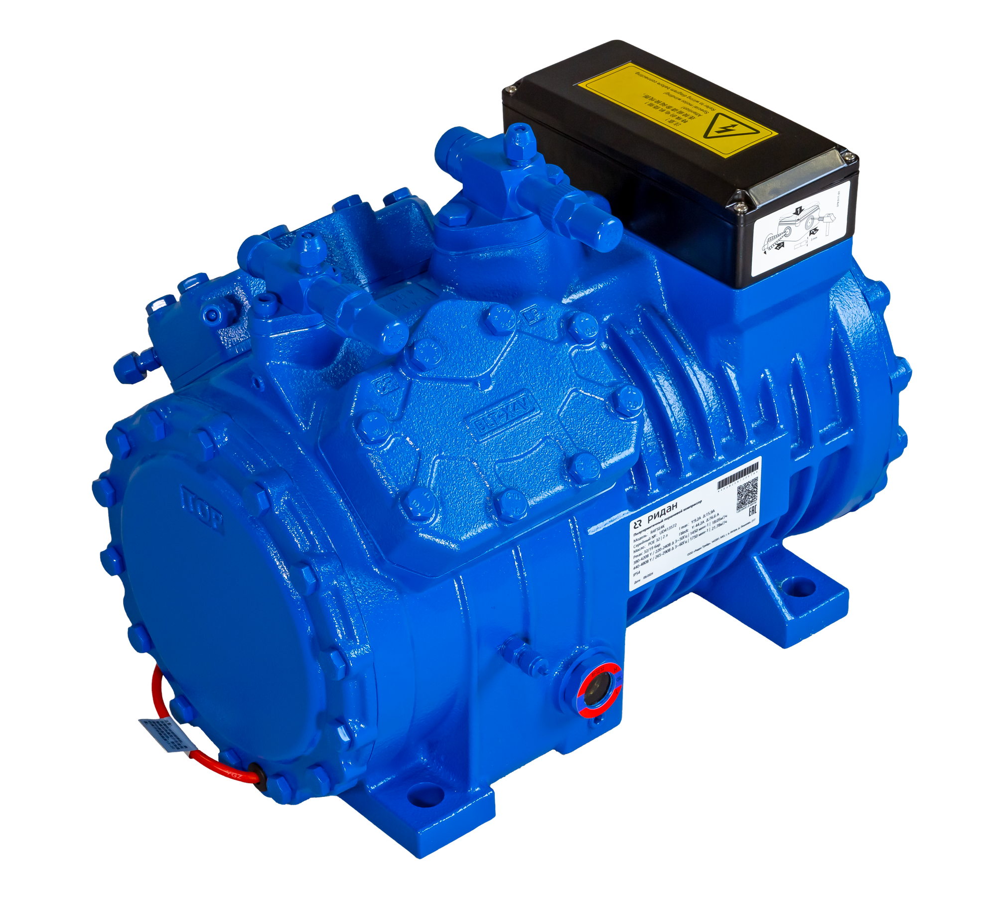 Ридан 171R4414 — Полугерметичный поршневой компрессор R4C12E4K